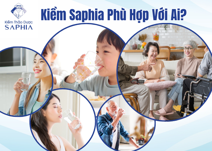Kiềm Thảo Dược Saphia là thực phẩm chức năng bổ sung - phù hợp với nhiều đối tượng